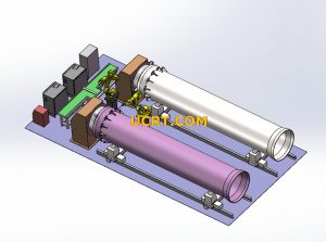 Схема системы роботизированной сварки литых труб