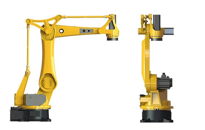 4-осевой робот-палетоукладчик с нагрузкой 15 кг и длиной руки 1400 мм（Применение производственной линии штамповки）